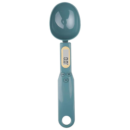Spoon Digital Measuring Scale 500g 0.1g LCD, Dark Green