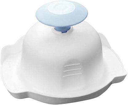 Blue Food Safety Holder for Mandolin Slicer,Finger Anti-Cut Protectors for Vegetable Grater, Peelers and Slicers, Food Slicer Cutter Finger Guard for Mandoline Slicer, Grating and Slicing Tools