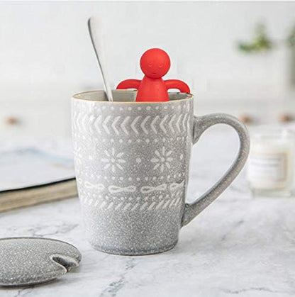 Leden Tea Infuser for Loose Leaf Tea Extra Fine Mesh Tea Steeper Gray