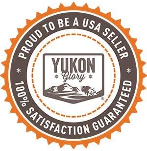 Yukon Glory BBQ Grill Brush, Commercial-Grade Double Stainless Steel Cleaning Pads, Easy-Grip Grill Cleaner for Gas, Charcoal, Porcelain, Ceramic & Cast Iron Grates