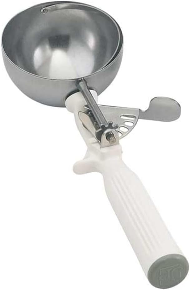 Vollrath 2-2/3 oz Stainless Steel Disher - Size 12,Green