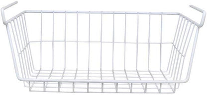 Whitmor Wire Stackable Basket, White