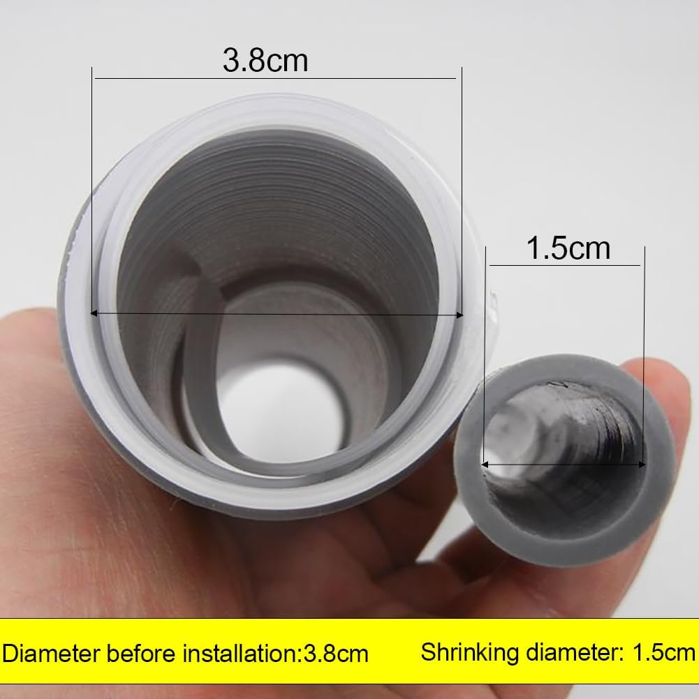 2 Pcs Heat-Resistant Pot Handle Silicone Cover, Non-Slip Pan Handle Sleeve, Easy to Install and Clean, for Cast Iron Skillet, Frying Pan (grey, M)