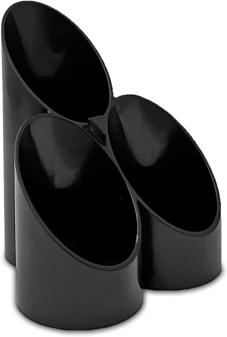 Hot Sauce Organizer, Condiment Caddy - 3 Bottle Stadium, Style A