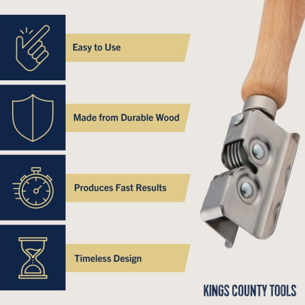 Kings County Tools Manual Handheld Knife Sharpener with Bubinga Handle