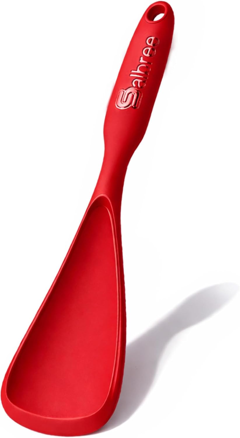 Salbree Seamless Silicone Spatula Spoon Multifunction Scoop Kitchen Spoon