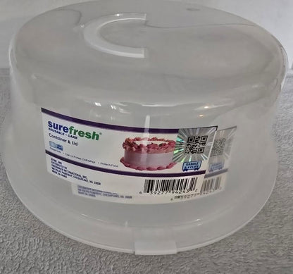 SURE FRESH CONTAINERS (1, Cake Container & Lid) by SureFresh