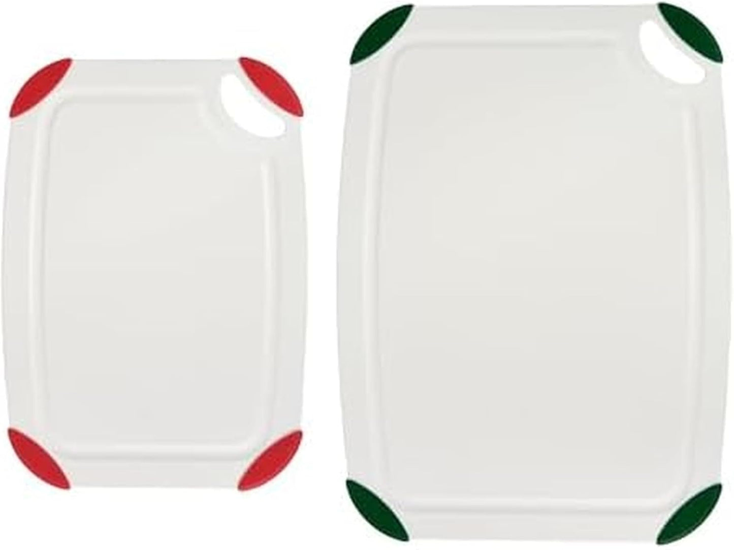 Farberware Cutting Board Set Made from Recycled PET (RPET) with Non-Slip Edges, Durable & Dishwasher Safe, 2-Piece