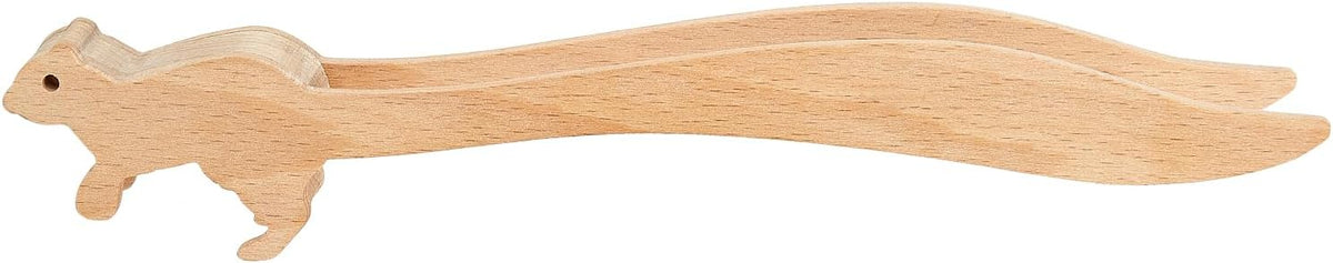 Toast Tongs Wooden, Mini Wooden Food Tongs with Ergonomic Curved Handle, Heat-Resistant Serving Tongs for Bread, Fruit, Cheese and Appetizers
