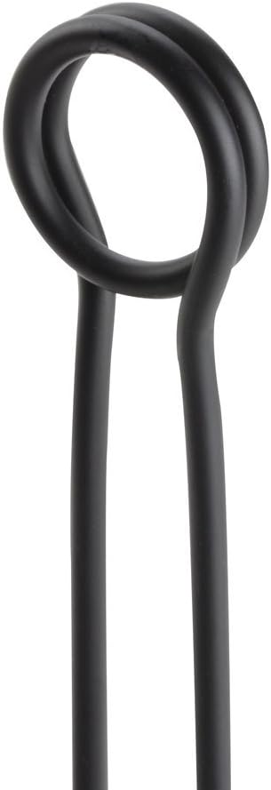 American Metalcraft SRBNB1 Semi-Round Wire Birdnest Condiment Rack Holder, Wrought Iron, Black