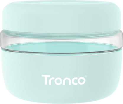 Tronco 24 oz Glass Food Storage Containers with Lids, Airtight, Leak & Spill Proof Glass Lunch Bowls for Meal Prep, Salad, Yogurt, Soup & Stew, Microwave & Dishwasher Safe, BPA-Free, Set of 1
