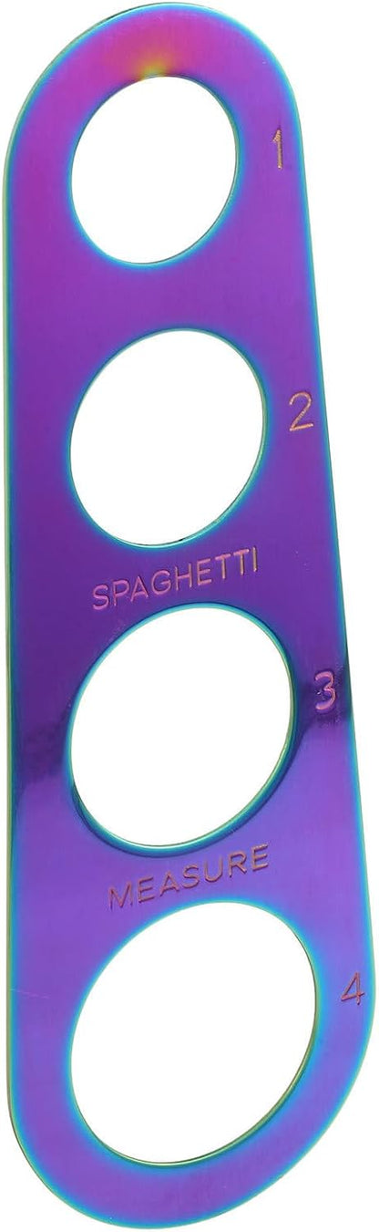 Stainless Steel Spaghetti Measuring Tool with 4 Portions for Kitchen