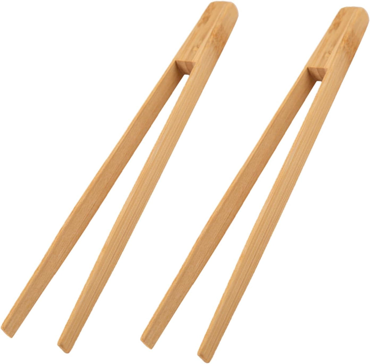 Toaster tongs, toast tongs, Made of pure natural bamboo, no paint coating, strong grip