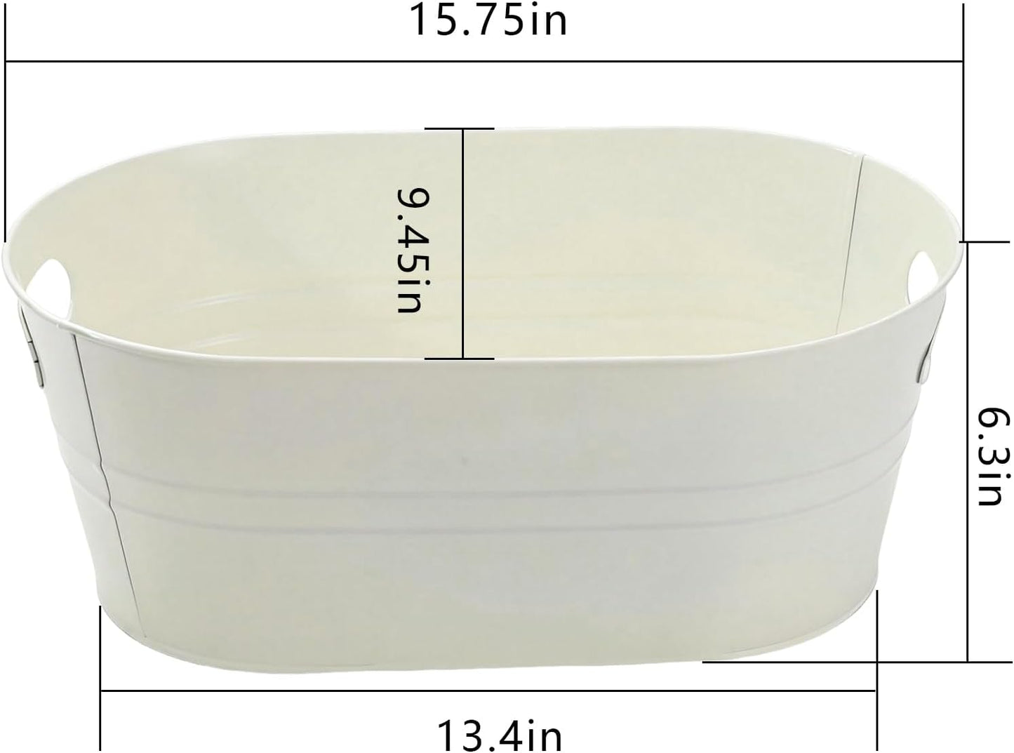 4-Pack 4 Gallon Drink Buckets,Ice Bucket,Beverage Buckets for Party