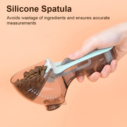 Adjustable Measuring Spoons, Push-Pull Design Baking Measuring Spoon, Kitchen Spoon with Magnetic Base & Hanging Hole, Precise Measurement for Dry Liquid Ingredients
