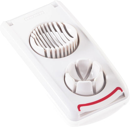 Leifheit Combi Egg Cutter, White/Red