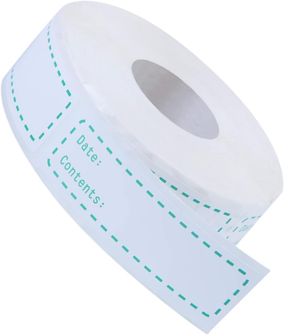 EXCEART 2rolls Food Storage Date Labels Kitchen Stickers for Keeping Removable Adhesive for Freezer and Refrigerator Use for Food Organization