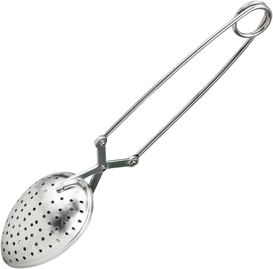 HIC Kitchen Snap Spoon Tea Infuser, 18/8 Stainless Steel, For Loose Leaf Tea and Mulling Spices