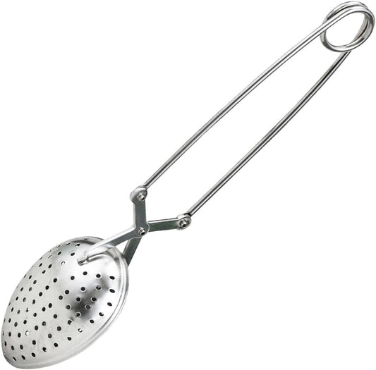 HIC Kitchen Snap Spoon Tea Infuser, 18/8 Stainless Steel, For Loose Leaf Tea and Mulling Spices