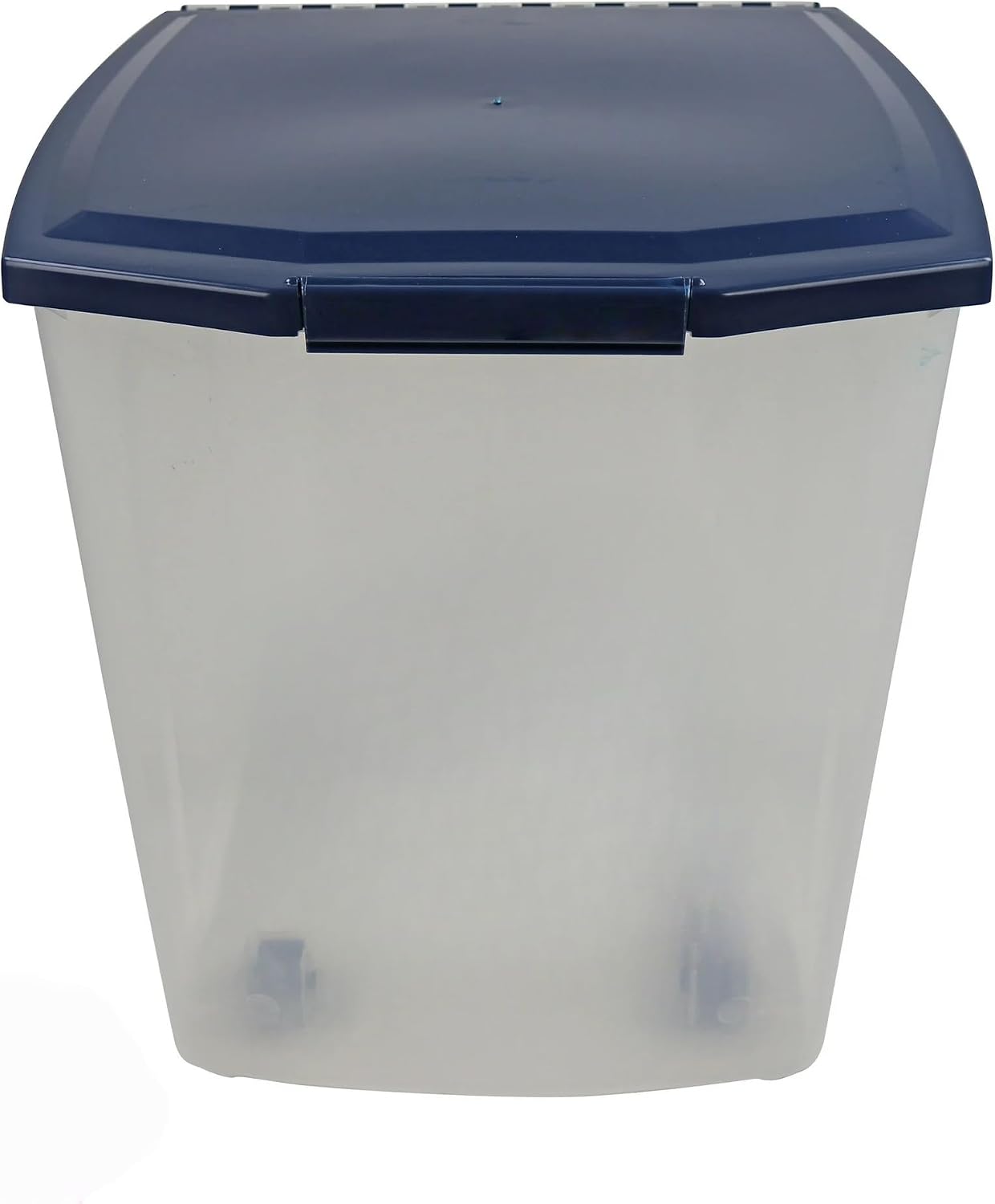 Extra-Large 50-Pound Plastic Storage Container with Locking Lid – Airtight Pet Food Bin for Dry Dog & Cat Kibble, Multi-Use Pantry Organizer for Bird Seed, Cat Litter & Garage Supplies