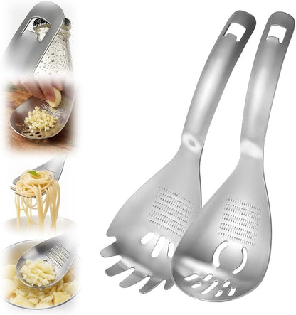 5-in-1 Stainless Steel Cooking Spoon, Potato Masher & Egg Separator，A+B