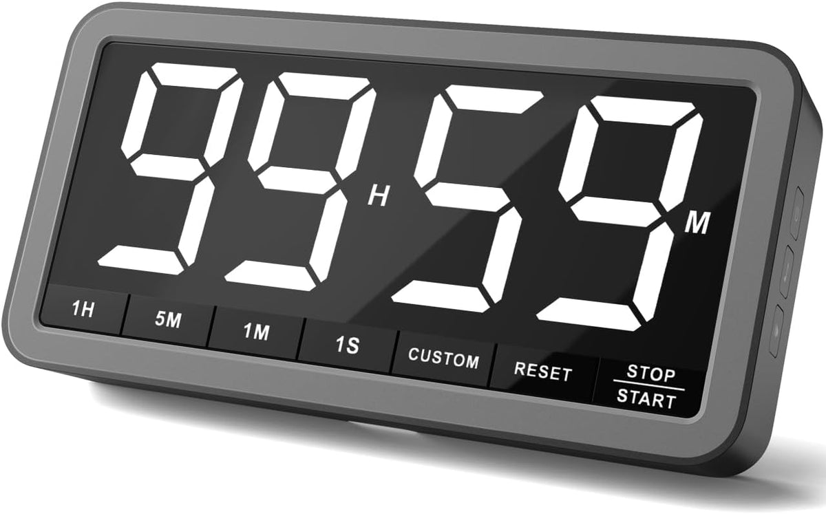 VOCOO Large 7.8" Digital Timer, Magnetic LED Timer for Kitchen & Classroom