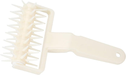 Pizza Dough Docker, Plastic Pastry Roller with Spikes, Docking Tool for Home and Kitchen