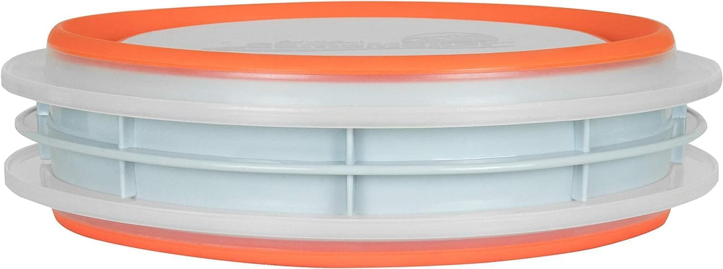 CanCooker Batter Bowl XL: Collapsible, Mess-Free, Dishwasher and Microwave Safe, Chemical-Free in Vibrant Orange