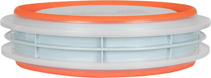 CanCooker Batter Bowl XL: Collapsible, Mess-Free, Dishwasher and Microwave Safe, Chemical-Free in Vibrant Orange