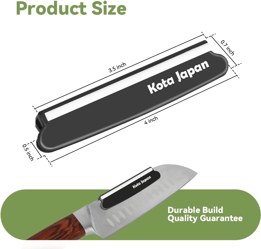 Koja Fixed Angle Whetstone Sharpener Blade Guide for Kitchen Knives