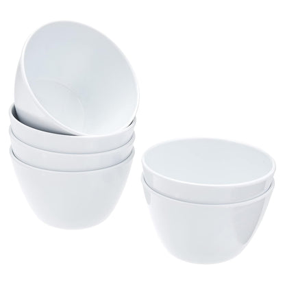 Amazon Basics Mixing Bowls with Lids, Nesting Melamine Serving Bowls, Non-Slip Base, BPA Free, Dishwasher Safe, 5 Sizes, Blue and White Floral, Set of 10