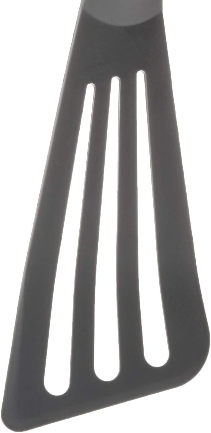Mercer Culinary Hell's Tools Hi-Heat Slotted Spatula, 12 Inch x 3.5 Inch, Gray