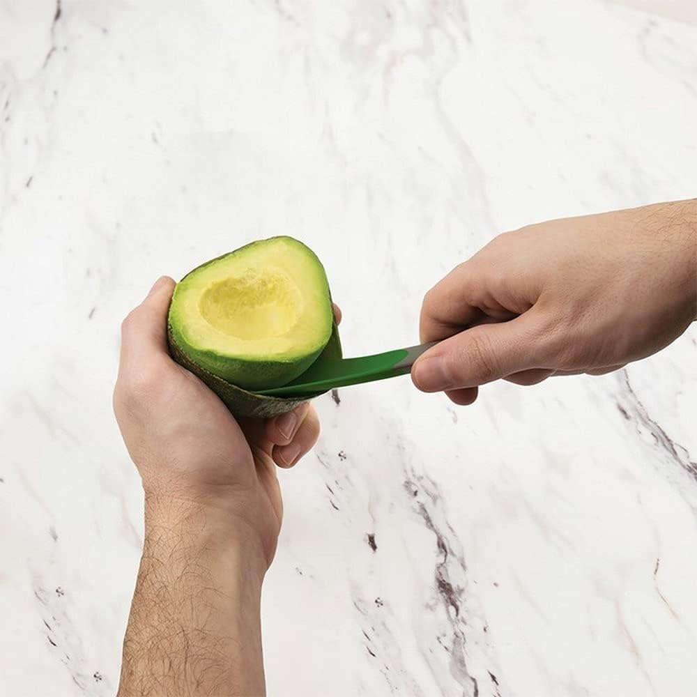 Tovolo Avocado Slicer Scooper Pitting Tool Helps Easy Skin Peeler Pit Remover & Scooping Gadget, Dishwasher Safe BPA Kitchen Avocado Tool Can Slice and Mash Avocado for Quicker Safer Meal Prep