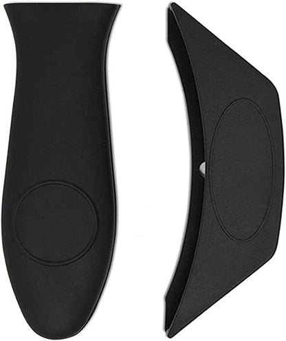 Silicone Hot Handle Cover, Assist Pan Holder for Cast Iron Skillets and Traditional Pots - Red