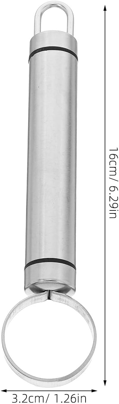Hemoton 2 Pcs Stainless Steel Fruit Vegetable Corer Set