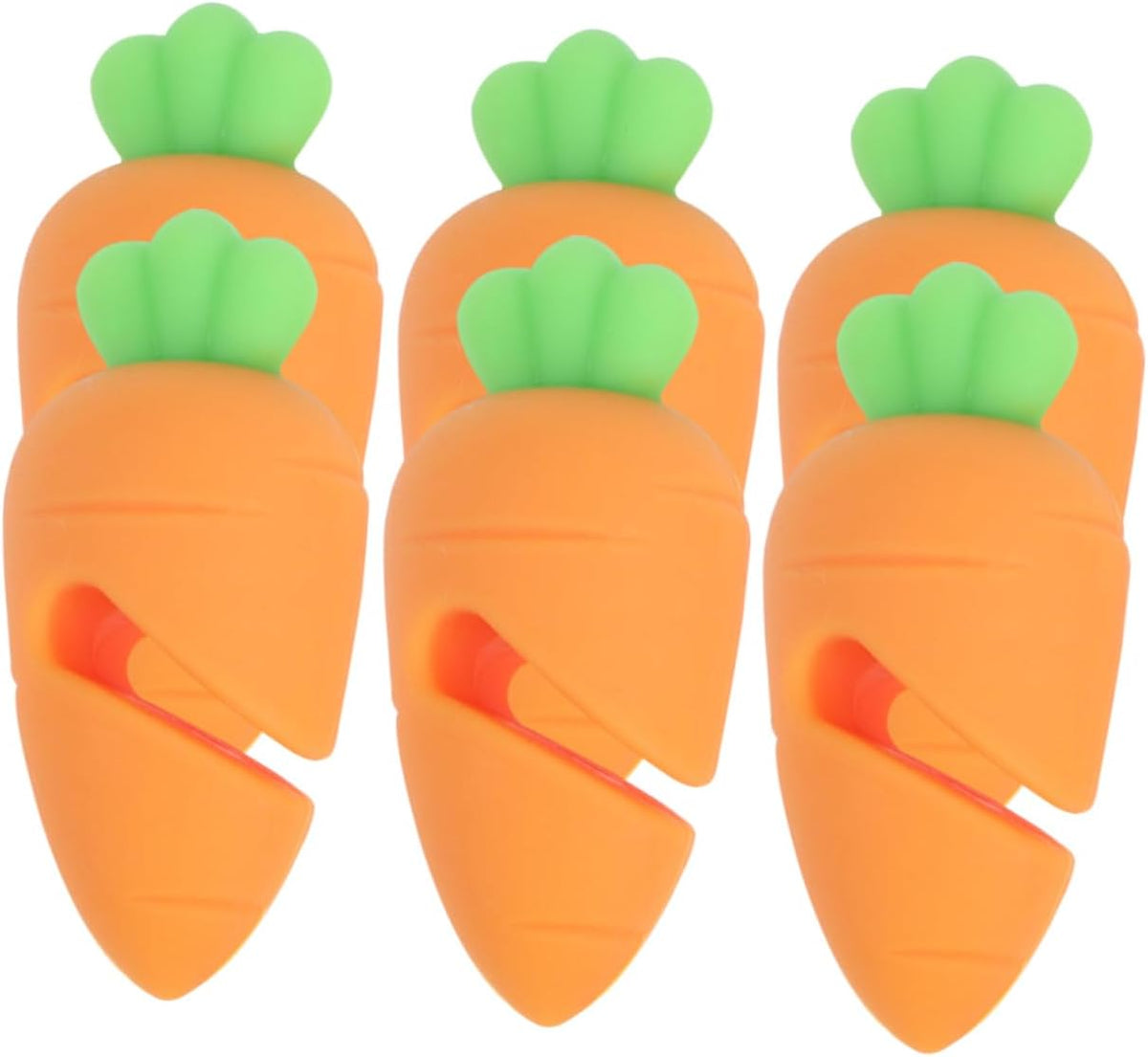 6pcs Silicone Lifters Heat-resistant Cartoon Lid Stoppers for Boil over Prevention Safe Kitchen Utensils for