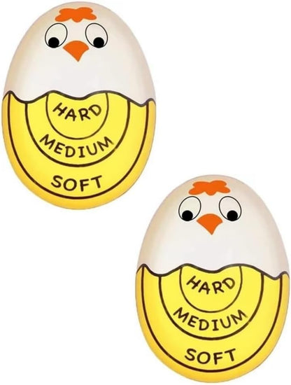 Egg Boiling Timer 2-Pack – Color-Changing in-Water Indicator for Soft, Medium & Hard Eggs