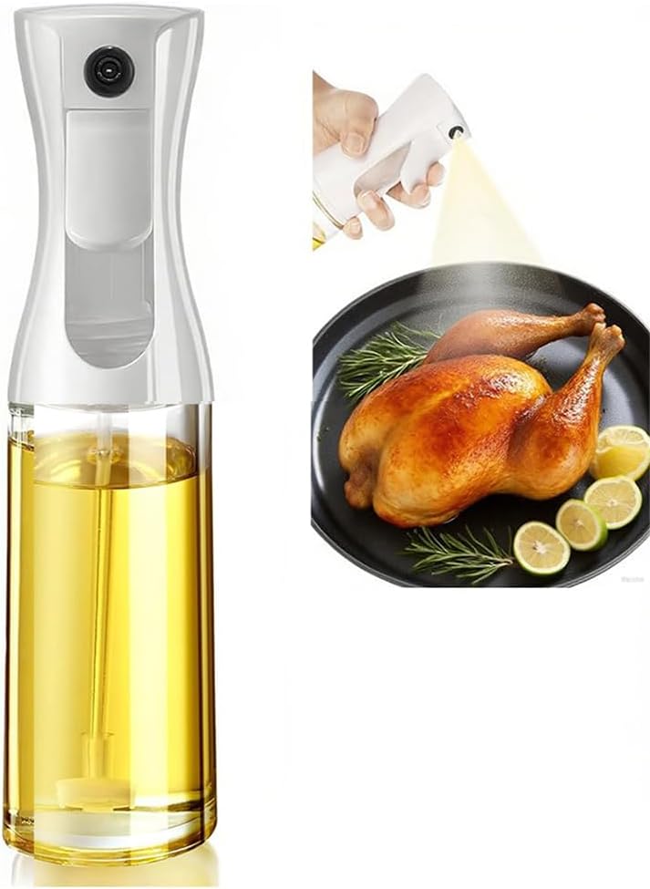 Olive Oil Sprayer for Cooking, 220ml Glass Oil Dispenser