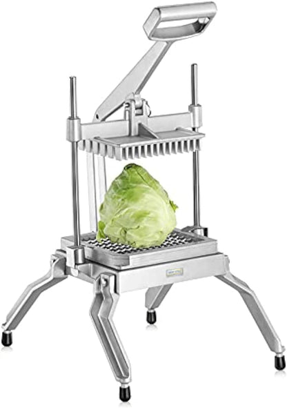 New Star Foodservice 1029055 Extra Heavy Duty Aluminum Frame Vegetable Slicer Lettuce Cutter (1/2 Inch)
