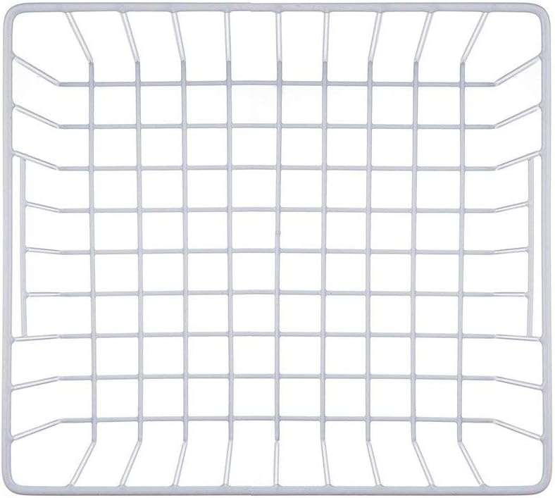 Slideep Wire Baskets Farmhouse Freezer Organizer Storage Bin Basket with Handles, Food Storage for Kitchen Cabinets, Pantry, Closet, Bedroom, Bathroom, Office 3 Pack
