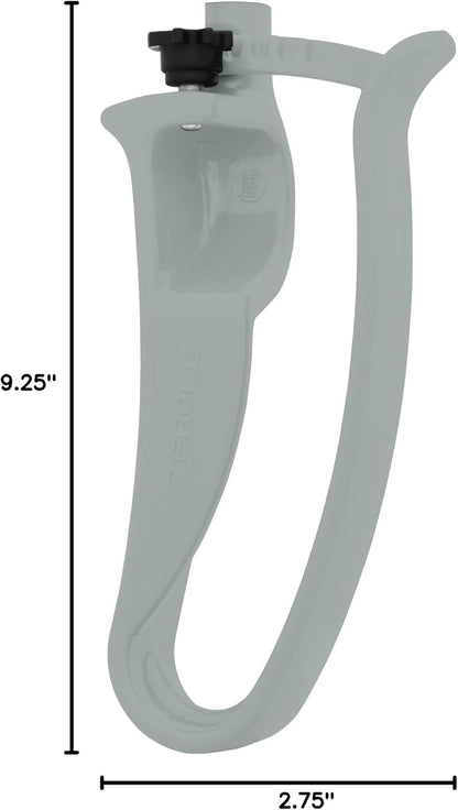 Zeroll 2030 Universal Standard Length EZ Disher Food Portion Control Scoop Designed for Right or Left Hand Use Dishwasher Safe NSF Approved, 1 3/4-Inch, Black