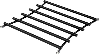 FitWell Heat-Resistant Steel Dining Protector Modern Metal Trivet for Kitchen Table, Holds Hot Pots & Cast Iron Cookware, Trivet for Serving and Organization of Hot Dishes in Kitchen (Satin Nickel)