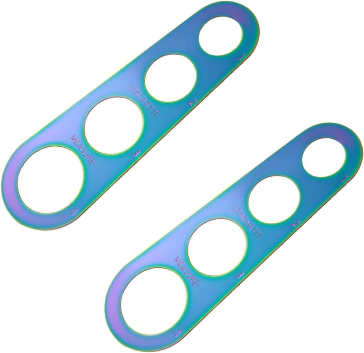 2 Pcs Spaghetti Measuring Tools with 4 Portion Sizes