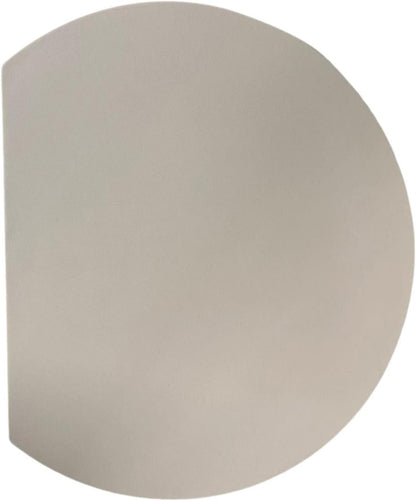 Cutting Mat, Non-Slip, Scratch-Resistant, D-Shaped, Flexible, Made of TPU, for The Kitchen, Black L