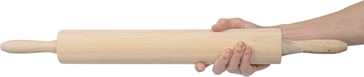 Restaurantware 12 in Wood Beech Asian Dowel Rolling Pin