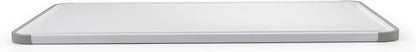 KitchenAid Classic Plastic Cutting Board with Perimeter Trench and Non Slip Edges, Dishwasher Safe, 12 inch x 18 inch, Gray