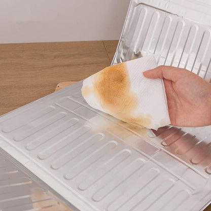 3 Sided Splatter Guard, Kitchen Splatter Guard Oil Splatter Screens for Frying Oil Insulation Board Nonstick Oil Splatter Guard Stove Heat Insulation Board for Cooking