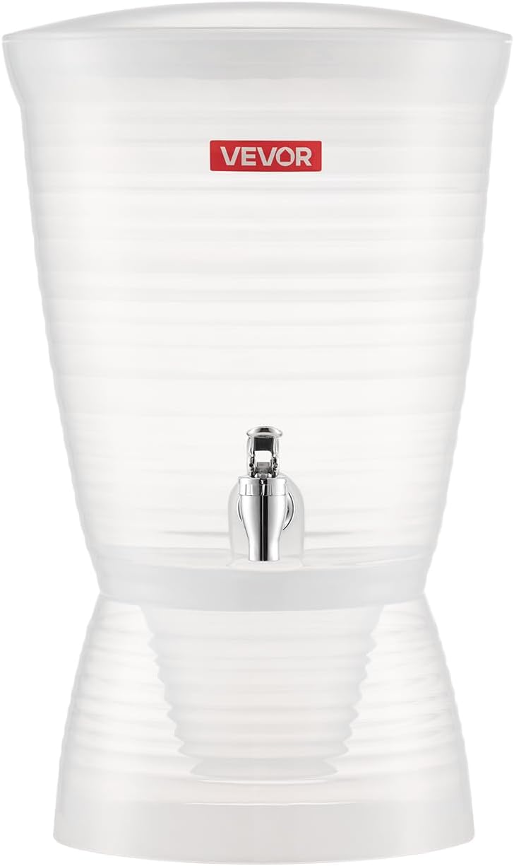 VEVOR Beverage Dispenser, 3 Gallon x 2 Drink Dispensers for Parties, Plastic Juice Dispenser with Stand Spigot Lid, Iced Tea Lemonade Juice Water Dispenser, for Restaurants, Hotels, Parties