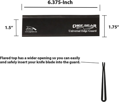 Ergo Chef Universal Knife Edge Guard, Durable Blade Protector, Black