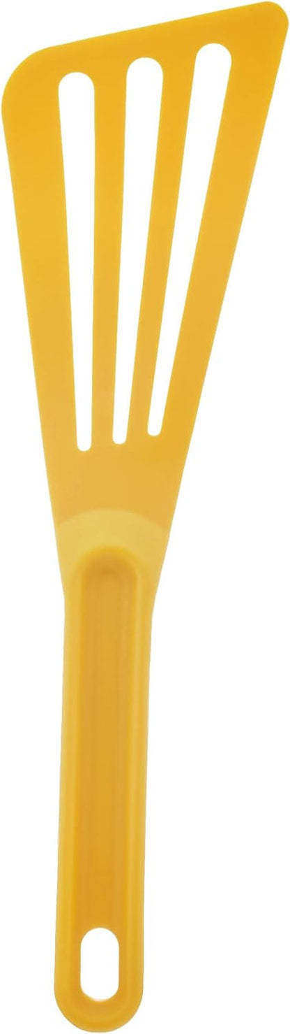 Mercer Culinary Hell's Tools Hi-Heat Slotted Spatula, 12 Inch x 3.5 Inch, Gray